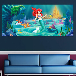 Bebe Gavroche Poster géant Ariel La Petite Sirene Princesse Disney intisse 202X90 CM