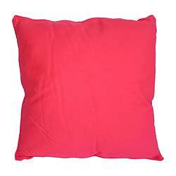 Jardindeco Coussin carré pour dossier de canapé 60 cm rouge.