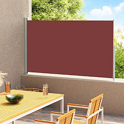 Maison Chic Auvent latéral rétractable de balcon | Store extérieur | Auvent solaire de patio 180x300 cm Marron -GKD72711