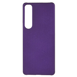 Coque en TPU anti-poussière, surface brillante, caoutchoutée violet pour votre Sony Xperia 1 IV