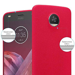 Cadorabo Coque Motorola MOTO Z2 Etui en Rouge pas cher