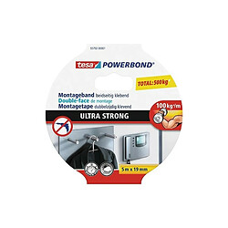 Avis Ruban Double-face de montage 1,5 m x 19 mm - Tesa 55791-00001-00 Powerbond Ultra Strong (Par 12)