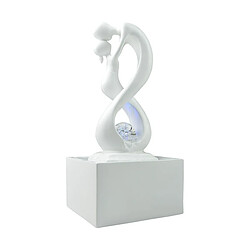 Zen Light Fontaine d'intérieur design éclairage LED Amor blanc.