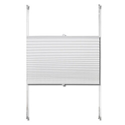 Avis vidaXL Store plissé 90x200 cm Blanc