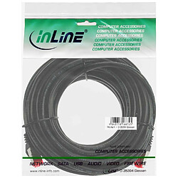 Câble patch, S-STP/PIMF, Cat.6, noir, 15m, InLine®