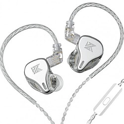 Universal Dispositif d'entraînement dynamique dans le casque casque musique haute fidélité casque sport avec câble plaqué argent avec microphone |