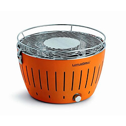 LOTUSGRILL Barbecue de table Grill au Charbon Modèle 34 Cm Mandarine