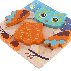 Avis montessori en bois 3d animaux puzzle conseil conseil enfants jouets cadeau chouette