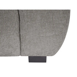 Vente-Unique Canapé 3 places en tissu gris BERENIA pas cher