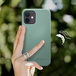 Acheter BIGBEN Coque iPhone 12 mini Natura Night Green - Eco-conçue Just Green