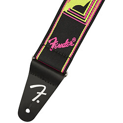 Neon Monogrammed Strap Yellow/Pink Fender