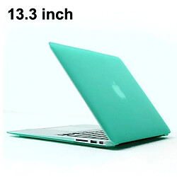 Wewoo Housse Étui vert pour Apple Macbook Air 13,3 pouces A1369 / A1466 Crystal Hard Case de protection