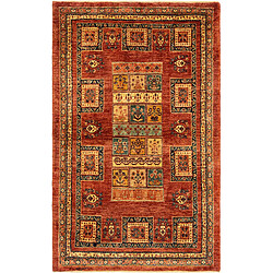 Vidal Tapis de laine 176x109 rouge Kashkuli