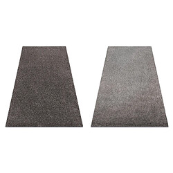 RUGSX Tapis BUENOS 6646 shaggy uni, couleur unique gris 120x170 cm