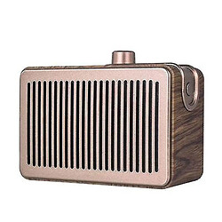 Universal Basse Bluetooth portable yyh Portable basse stéréo mini Bluetooth sans fil | Enceintes portables (couleur de grain de bois)