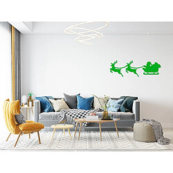 EPIKASA Décoration Murale en Métal Traîneau 13