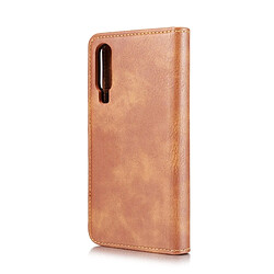 Avis Wewoo Housse Coque Etui en cuir Crazy Horse Texture Flip détachable magnétique pour HuP30, avec porte-cartes et & Portefeuille (Marron)