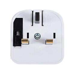 Acheter Ledkia Adaptateur Prise Type E Tête Large avec Câble Droit à Prise Type G (UK) Blanc