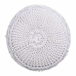 Avis Pouf Alexandra House Living Blanc polystyrène 45 x 40 x 45 cm