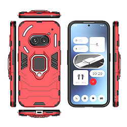 Htdmobiles Coque pour Nothing Phone (2a) - housse etui rigide anti choc + film ecran - ROUGE