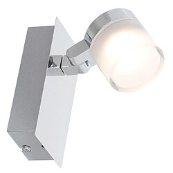 Spot de salle de bain chrome (5W 340LM 3000K) IP44 - Voltman