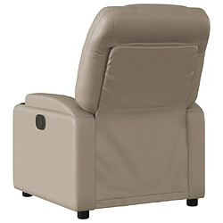 Avis vidaXL Fauteuil inclinable électrique Cappuccino Similicuir