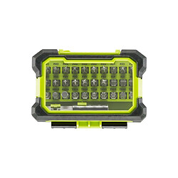 Coffret antichocs RYOBI 31 accessoires de vissage mixtes RAK31MSD