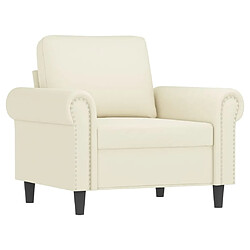 Avis Maison Chic Ensemble de canapés 3 pcs avec coussins, Canapé droit Sofa pour Salon Crème Velours -GKD816458