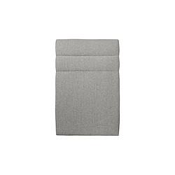 Sommeil de plomb Tete de lit Lignes Bouclette Gris L 90 cm - Ep 10 cm rembourré