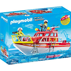 Playmobil® City Action - Bateau de sauvetage et pompiers