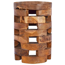 vidaXL Table de chevet 30x30x45 cm Bois de teck massif