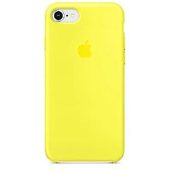 Avis Universal Étui en silicone à pomme jaune flashy pour iPhone 7 et 8