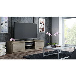 Vivaldi Meuble TV Malawi Chene Sonoma 120 cm