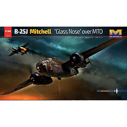 Hk Models Maquette Avion B-25j Mitchell Glass Nose Over Mto