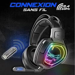 Spirit of Gamer CLAVIER SANS FIL RGB 2.4 GHz Bluetooth et filaire + CASQUE 7.1 sans fil pc Mac Switch Bluetooth mode sans fil 2,4 GHz Connection PS4