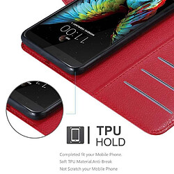 Acheter Cadorabo Coque LG K10 2016 Etui en Rouge