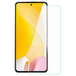 Protecteur écran en verre à haute teneur en aluminium-silicium AMORUS anti-explosion, 9H avec 2.5D pour votre Xiaomi 12 Lite 5G - transparent