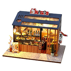 Acheter Maison De Poupée Miniature En Bois Meubles Créatifs Fantaisie Anniversaire Vacances Cadeau Sushi Shop