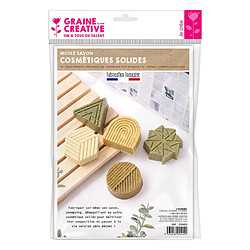 Graines Creatives Moule 5 formes pour savons solides 23 x 29 cm