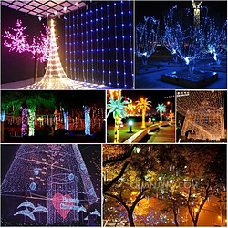 Wewoo Guirlande pour la fête de noël, 220-240 V, UE Plug 30m 300 LED RGB lumière imperméable IP44 chaîne décoration avec 8 fonctions contrôleur pas cher