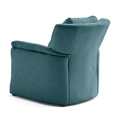 Avis Lisa Design Bastille - fauteuil en tissu velours relief