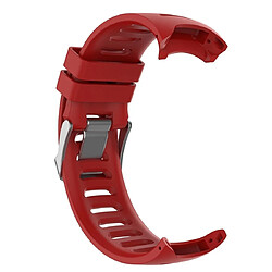 Acheter Wewoo Bracelet pour montre connectée en silicone Smartwatch Garmin Forerunner 610 rouge