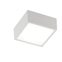 Fan Europe Plafonnier carré à LED intégré, blanc, 4000K