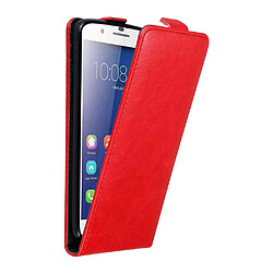 Cadorabo Coque Honor 6 PLUS Etui en Rouge