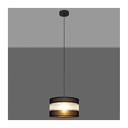 Helam Suspension Helen Tissu,Fer Or noir 1 ampoule 90cm