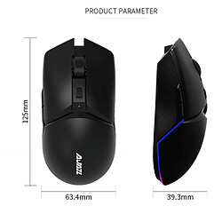 Yonis Souris Gaming Sans Fil 16000 DPI RGB Ergonomique