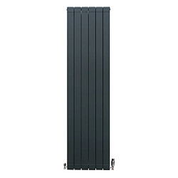 Monstershop Radiateur en Aluminium & Valves - 1800mm x 475mm – Gris Anthracite