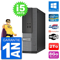 PC Dell Optiplex 3020 SFF i5-4570 RAM 8Go Disque Dur 2To Windows 10 Wifi - Occasion