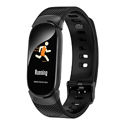 Wewoo Bracelet connecté QW16 0,96 pouces Écran couleur LCD Smartwatch IP67 ÉtancheRappel d'appel de soutien / Surveillance de la fréquence cardiaque / du sommeil / Rappel de la sédentarité / de la pression artérielle Noir