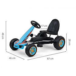 Avis Milly Mally Kart à pédales Viper Bleu